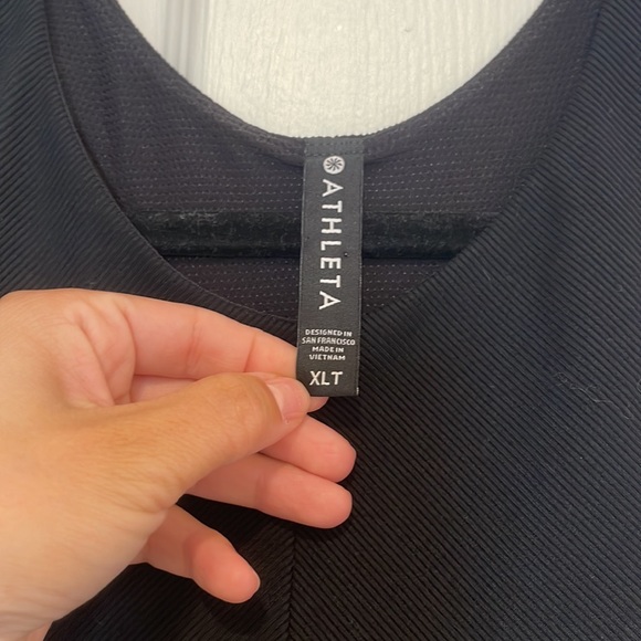 Athleta Black Halter A-Line Midi Dress - Picture 7 of 10